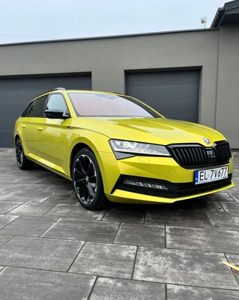 Skoda Superb cena 171500 przebieg: 99500, rok produkcji 2020 z Żychlin małe 407